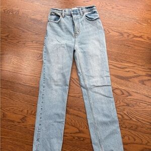 Abercrombie & Fitch Light Blue Straight Leg Jeans
